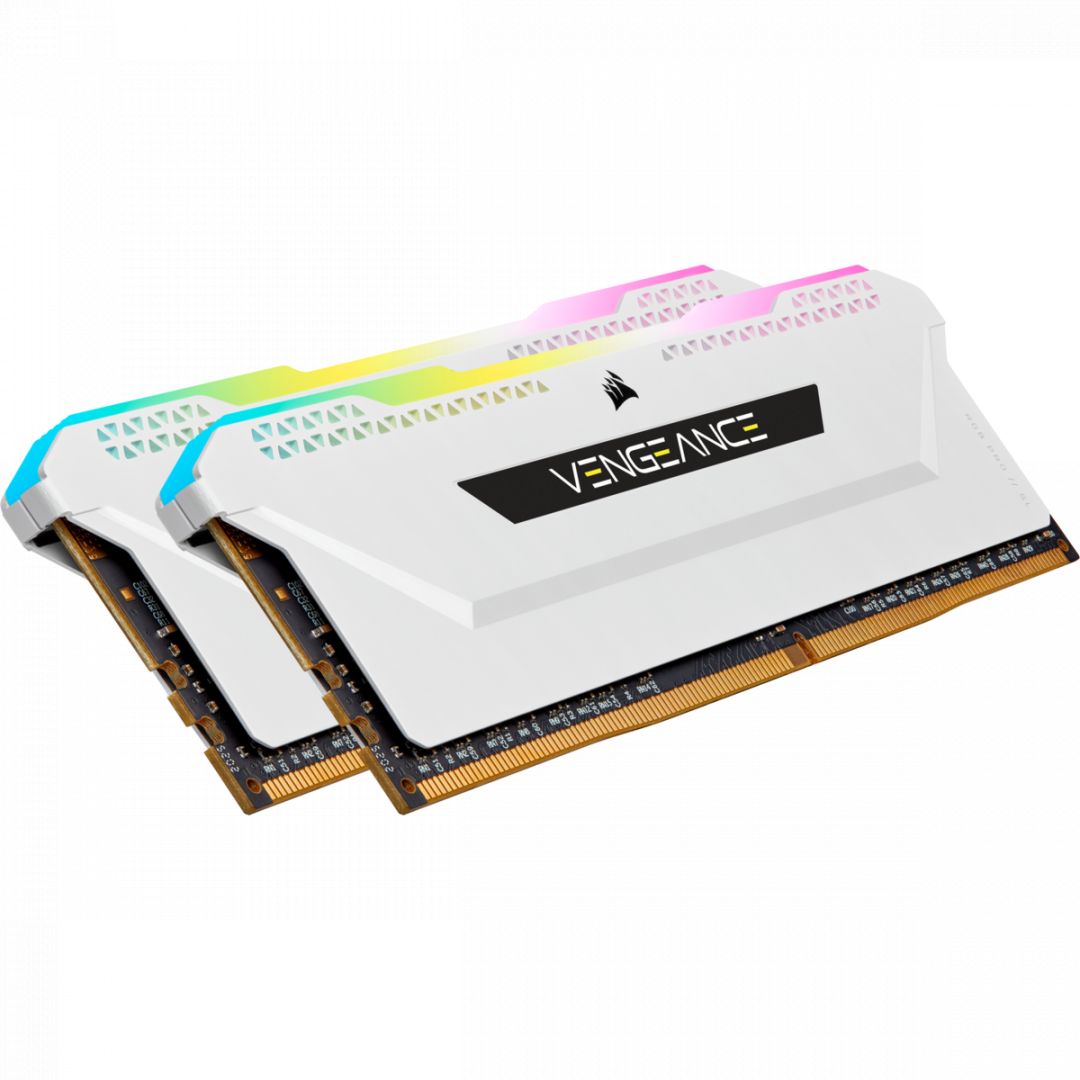 Memória Corsair 32GB DDR4 3200MHz Kit(2x16GB) Vengeance RGB Pro SL White