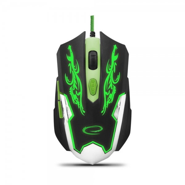 Egér Esperanza MX405 CYBORG Gaming Black