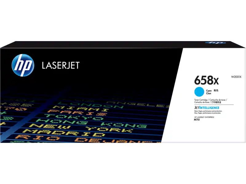Toner HP 658X Cyan toner