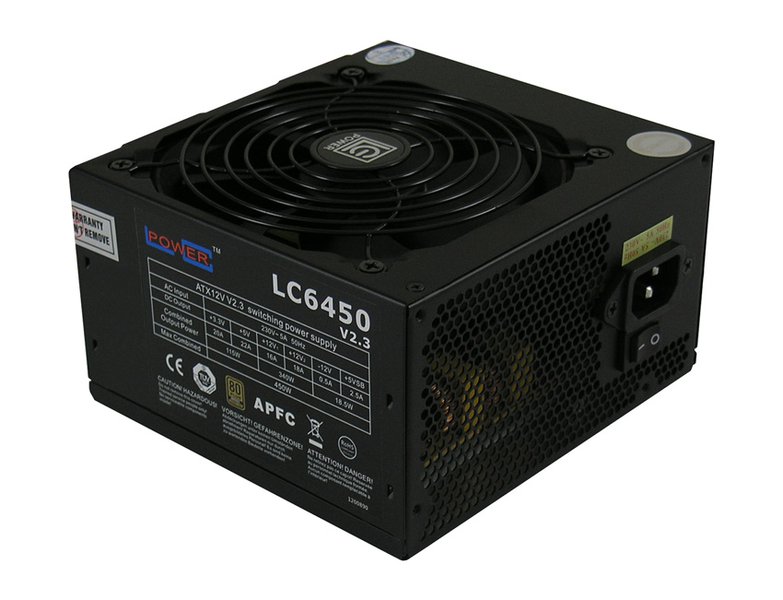 Tápegység LC Power 450W 80+ Bronze LC6450 V2.3 Super Silent