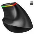 Egér Everest SMW-618 Ergonomic RBG Optical Wireless Mouse Black
